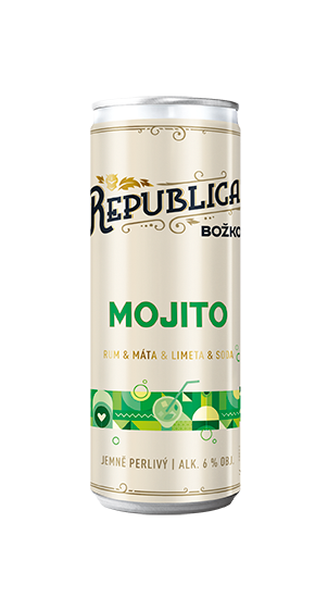 BOŽKOV Republica Mojito 6 % 250 ml