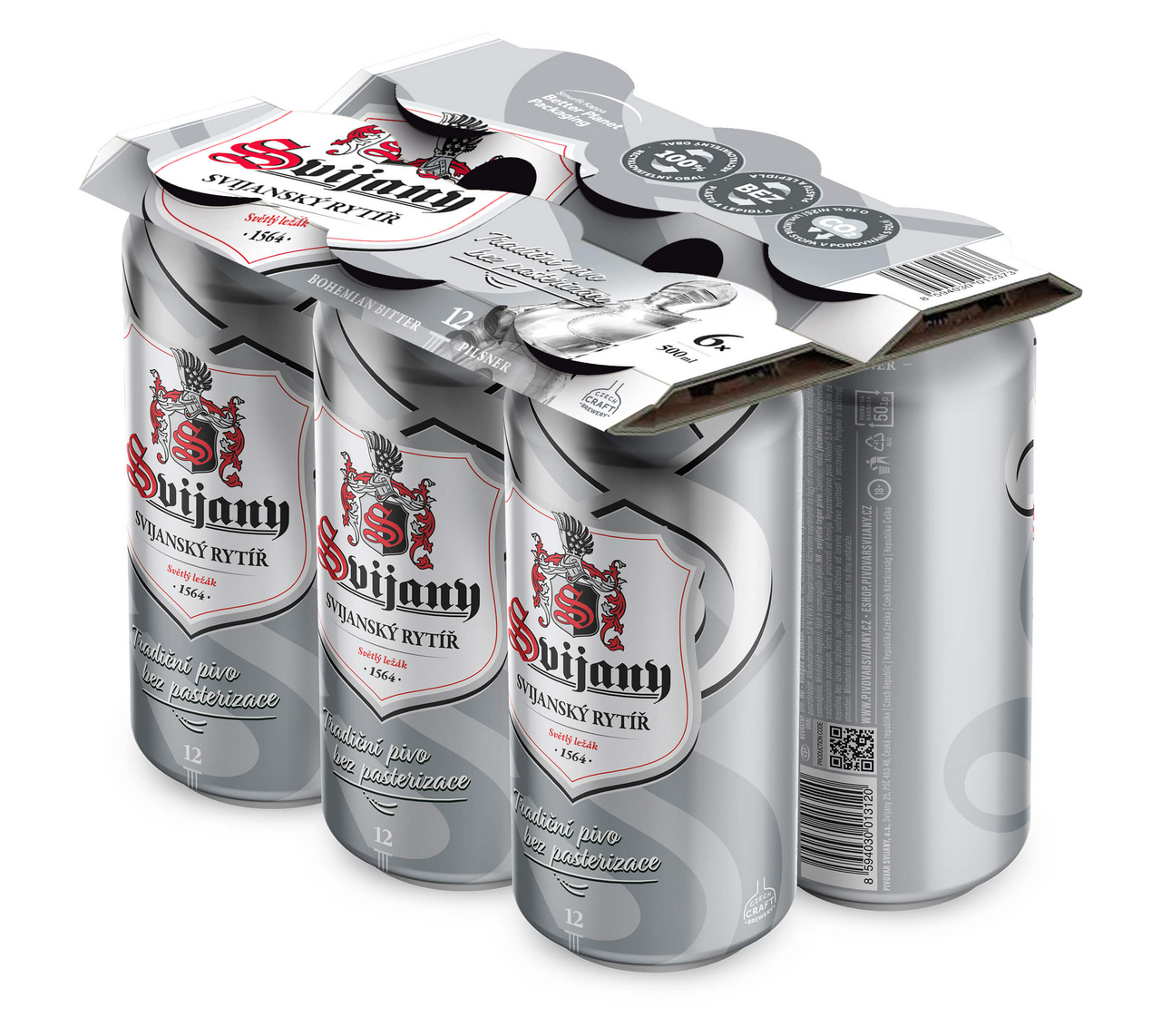 Svijany Svijanský Rytíř 12°světlý ležák 6 x 500 ml plech