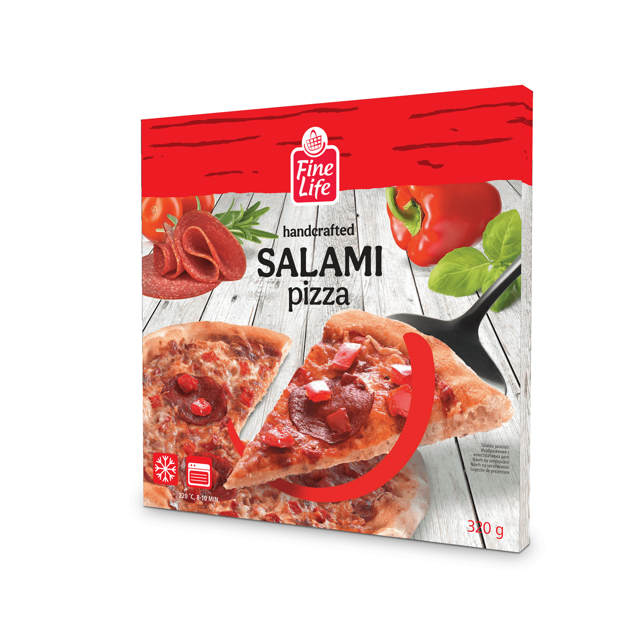 Fine Life Pizza Salámová mraž. 320 g