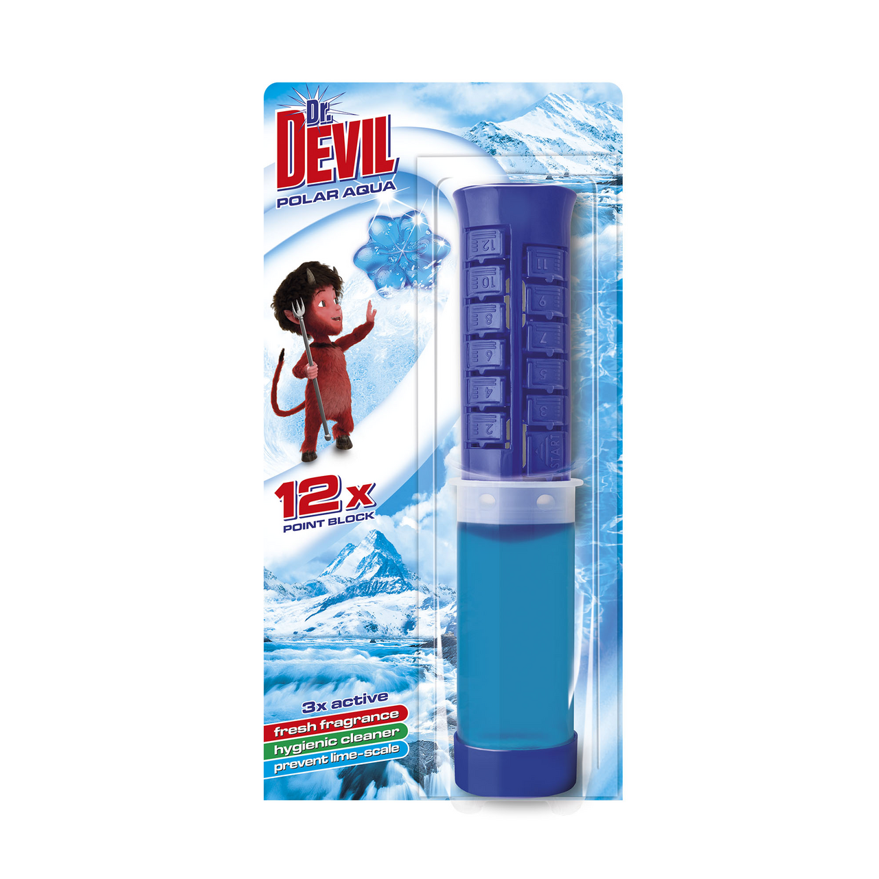 Dr. DEVIL Point WC Block Polar Aqua 75 ml