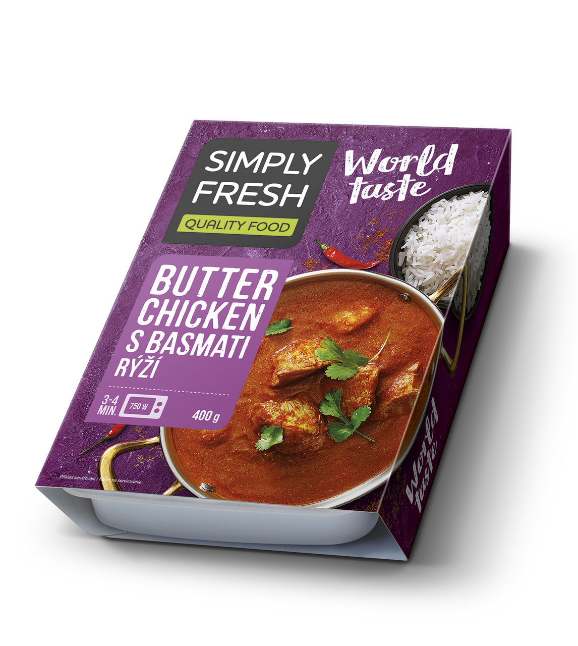 SIMPLY FRESH Butter Chicken s rýží chlaz. 400 g