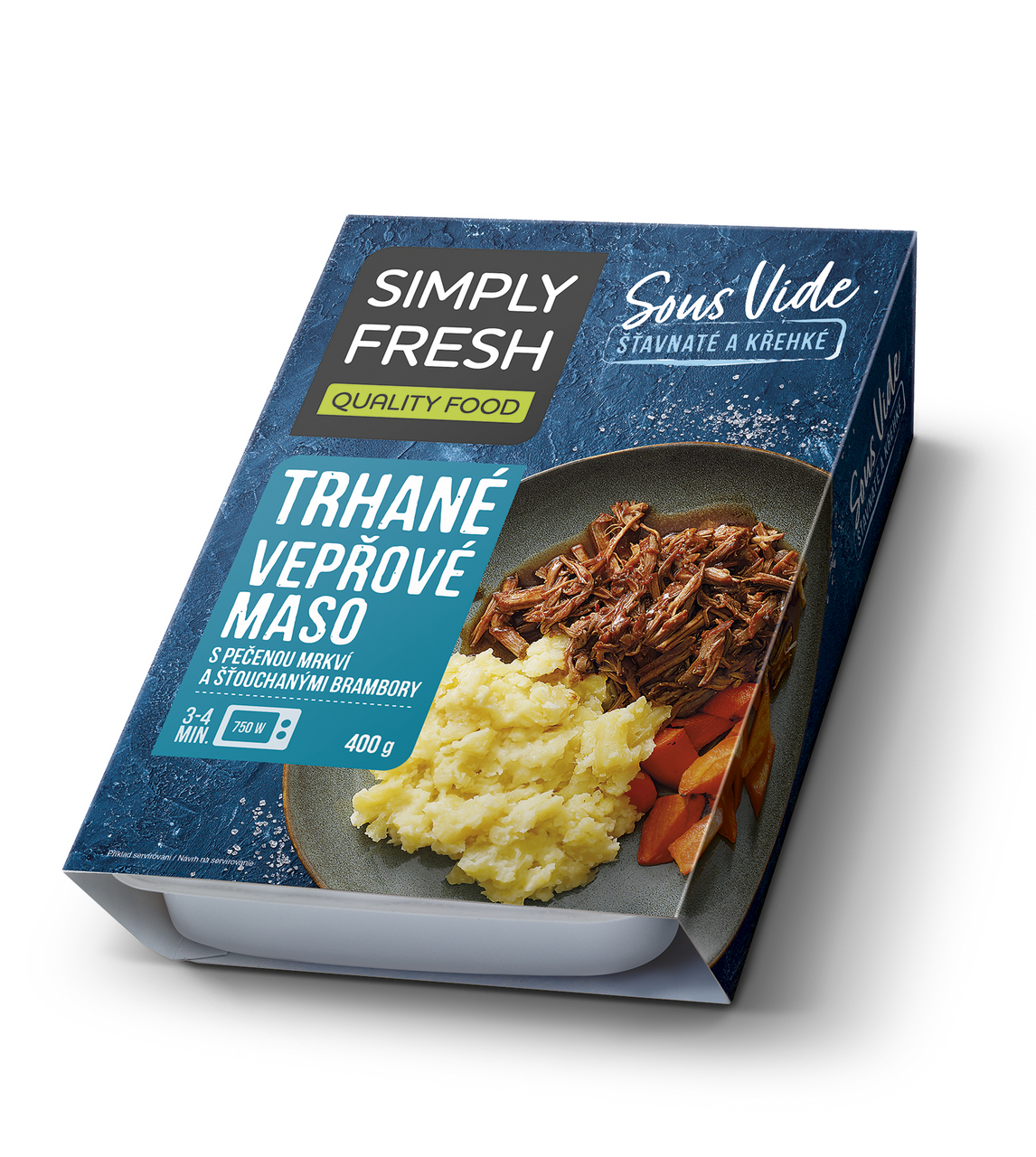 SIMPLY FRESH Trhané vepřové maso v Hoisin omáčce chlaz. 400 g