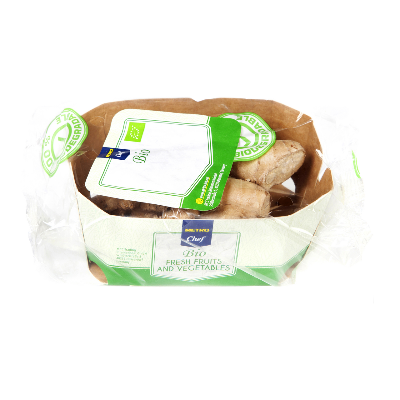 METRO Chef Bio Zázvor čerstvý 150 g vanička