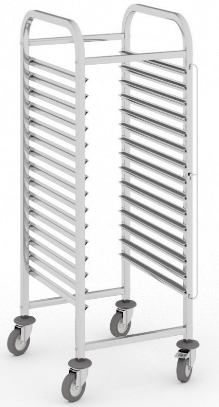 Vozík na plechy 14 vsunů 1 ks