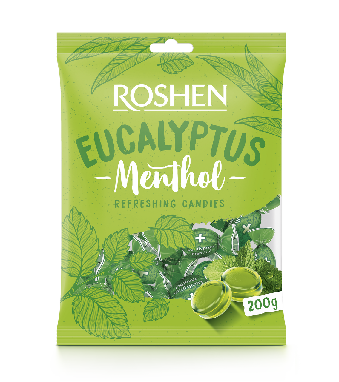 ROSHEN Menthol Eucalyptus bonbóny 200 g