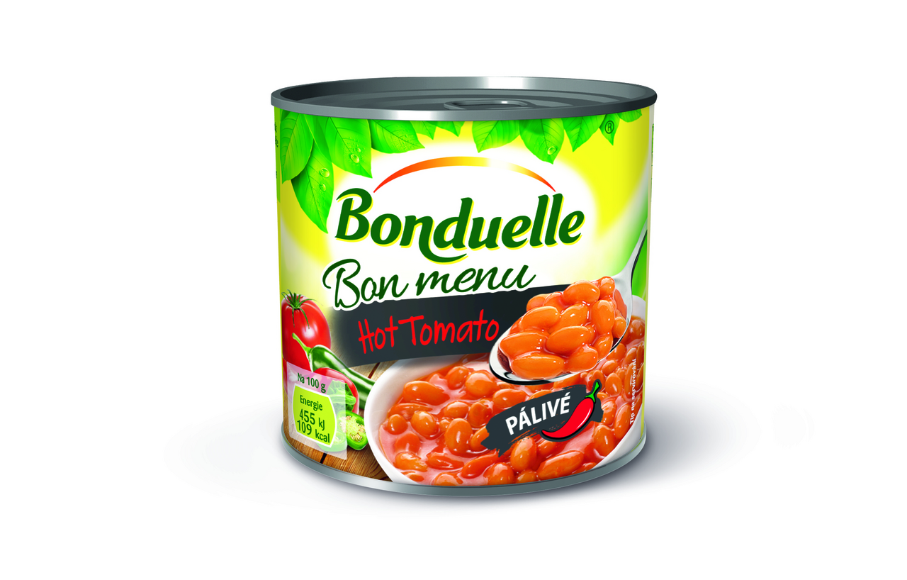 Bonduelle Fazole bílé Hot rajčatová omáčka 430 g
