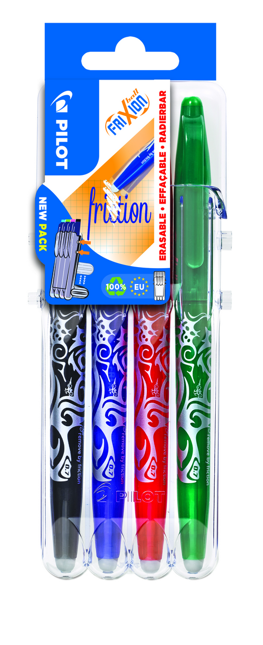 PILOT FriXion Ball M Set2Go mix 4 ks