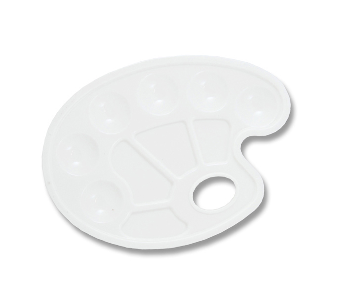 LUMA Paletka velká bílá 1 ks