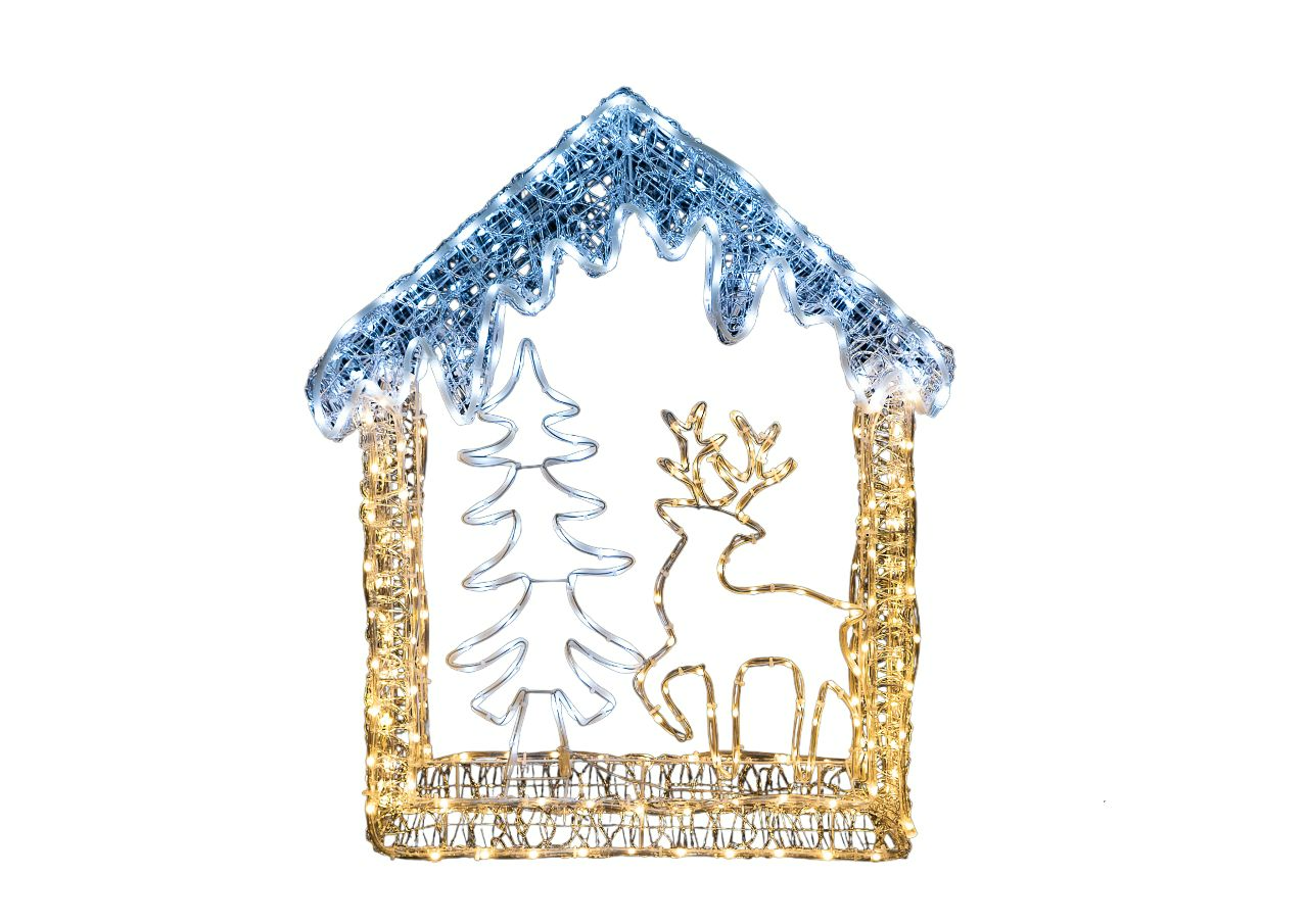 Tarrington House Sob světelný s domkem 80 cm, 375 l 1 ks