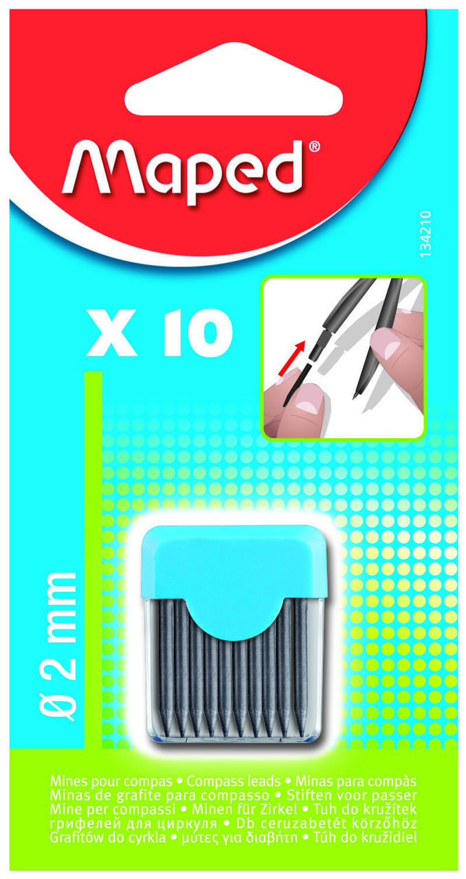 Maped Tuhy pro kružítka 2 mm 1 ks