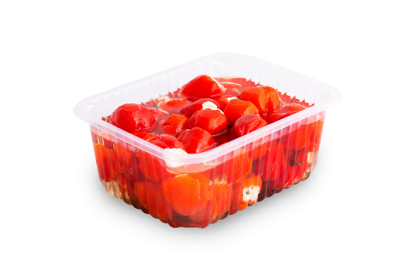 Třešňové papričky plněné sýrem chlaz. 1100 g