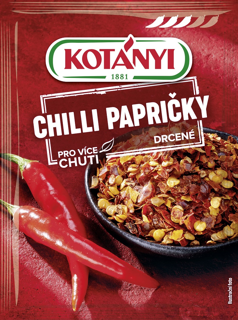 KOTÁNYI Chilli papričky drcené 5 x 8 g