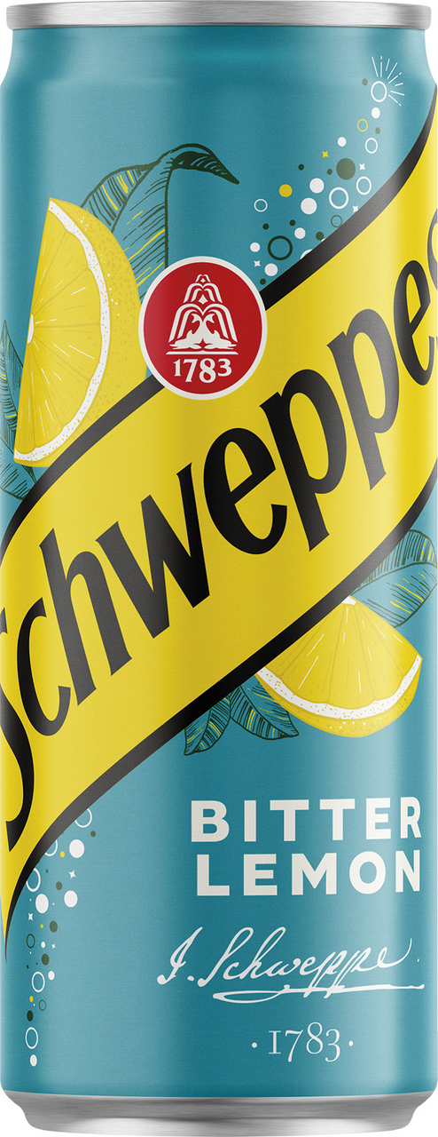 Schweppes Bitter Lemon 24 x 330 ml plech
