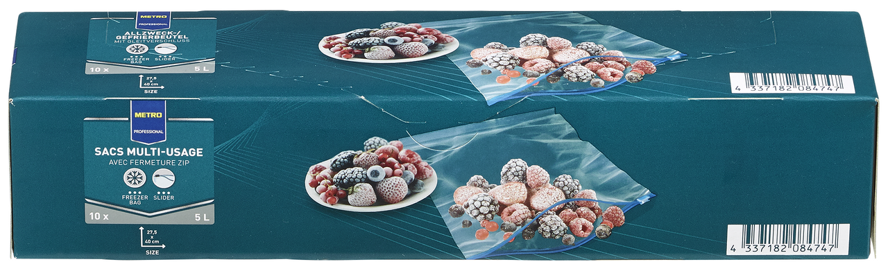 METRO PROFESSIONAL Zipper Sáček 5 l 10 ks