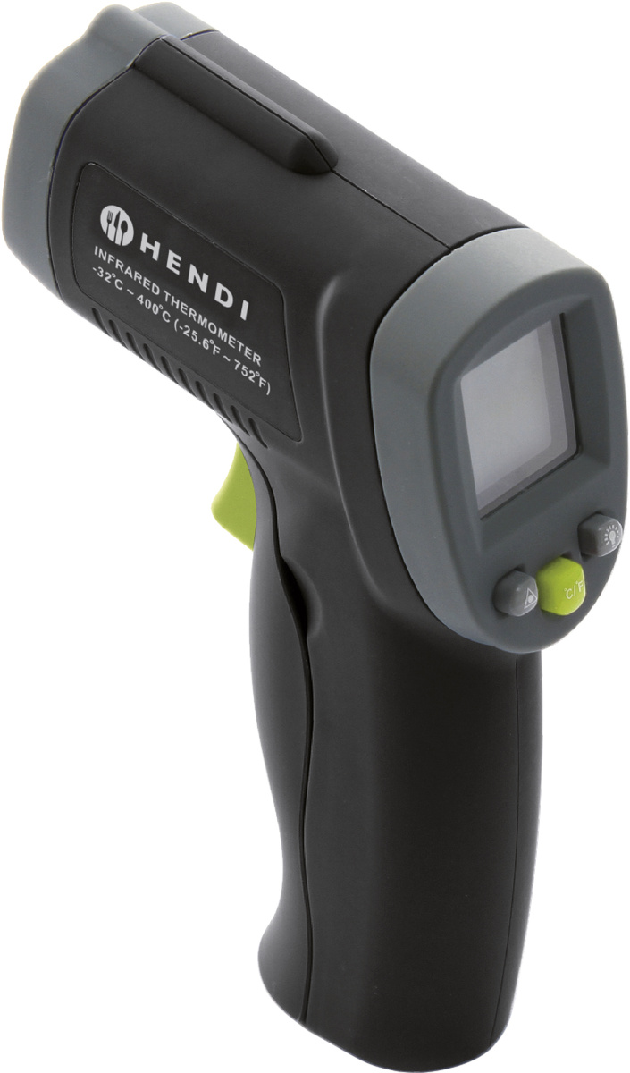 HENDI Teploměr bezdotykový -32/ +400 °C černý 1 ks