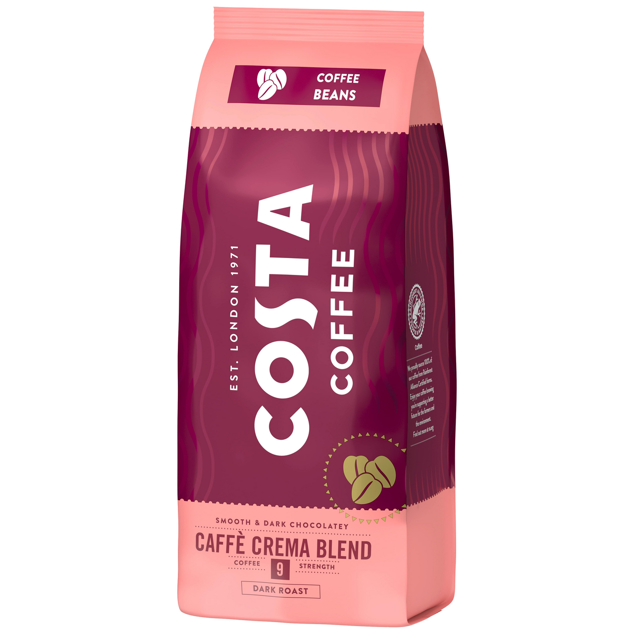 COSTA Créma Blend zrnková káva 500 g