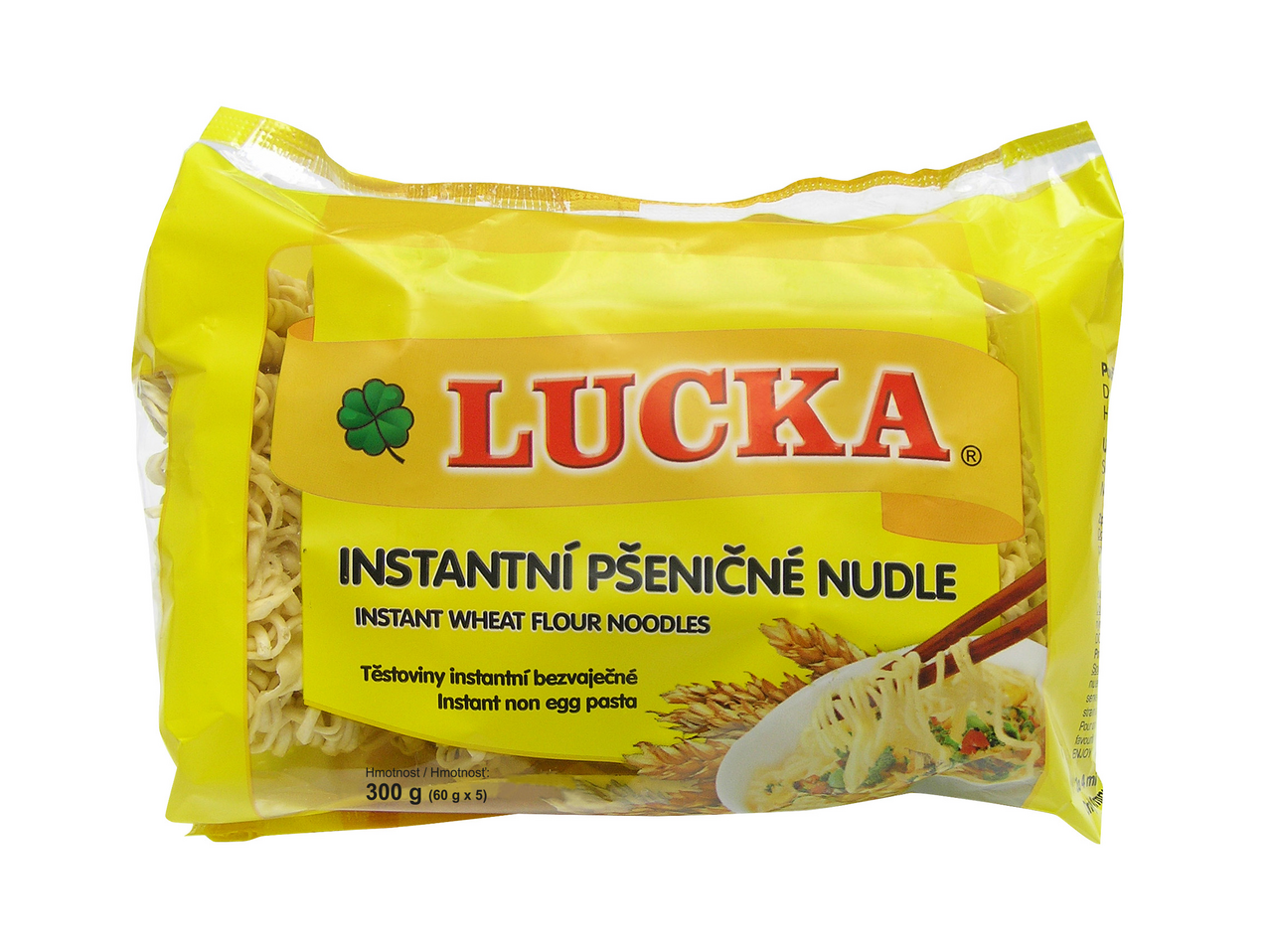 LUCKA Instantní nudle pšeničné bezvaječné 300 g