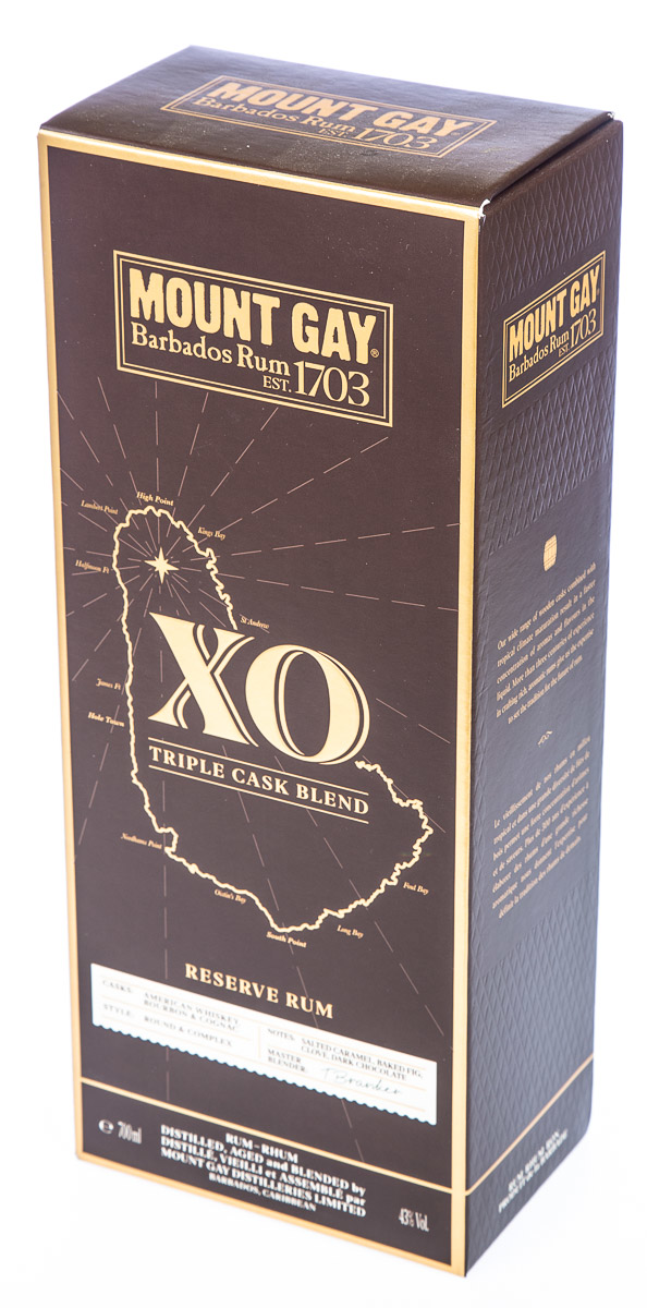 MOUNT GAY Extra Old GPK 43 % 700 ml