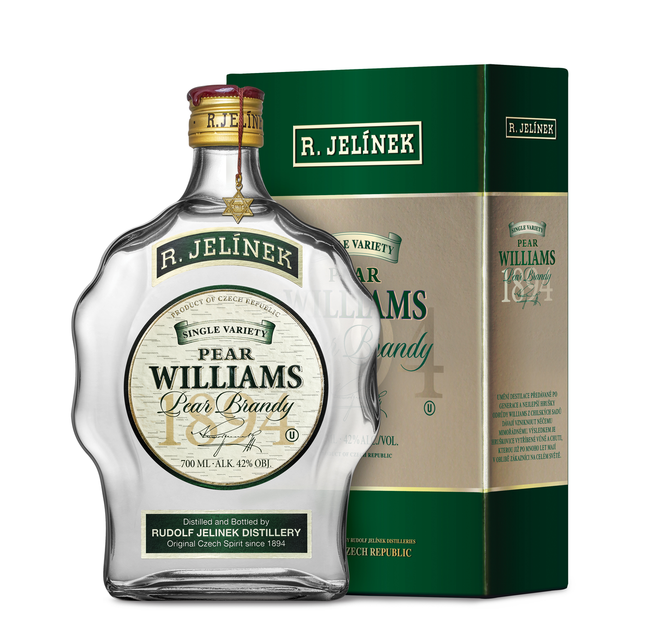 R. JELÍNEK Hruškovice Williams Kosher 42 % 700 ml