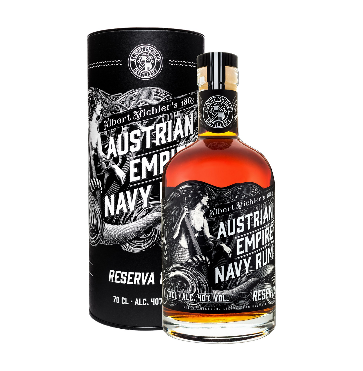 ALBERT MICHLER Navy Reserva 1863 40 % 700 ml