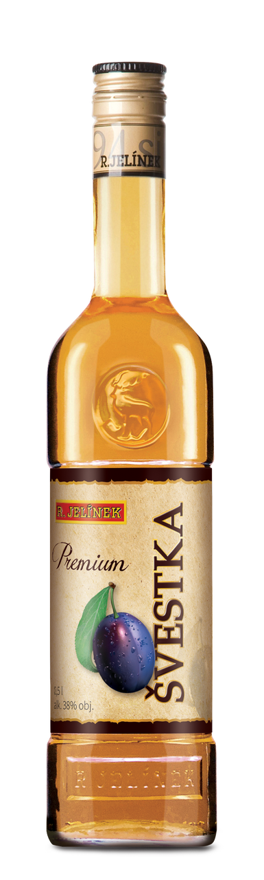 R. JELÍNEK Premium Švestka 38 % 500 ml