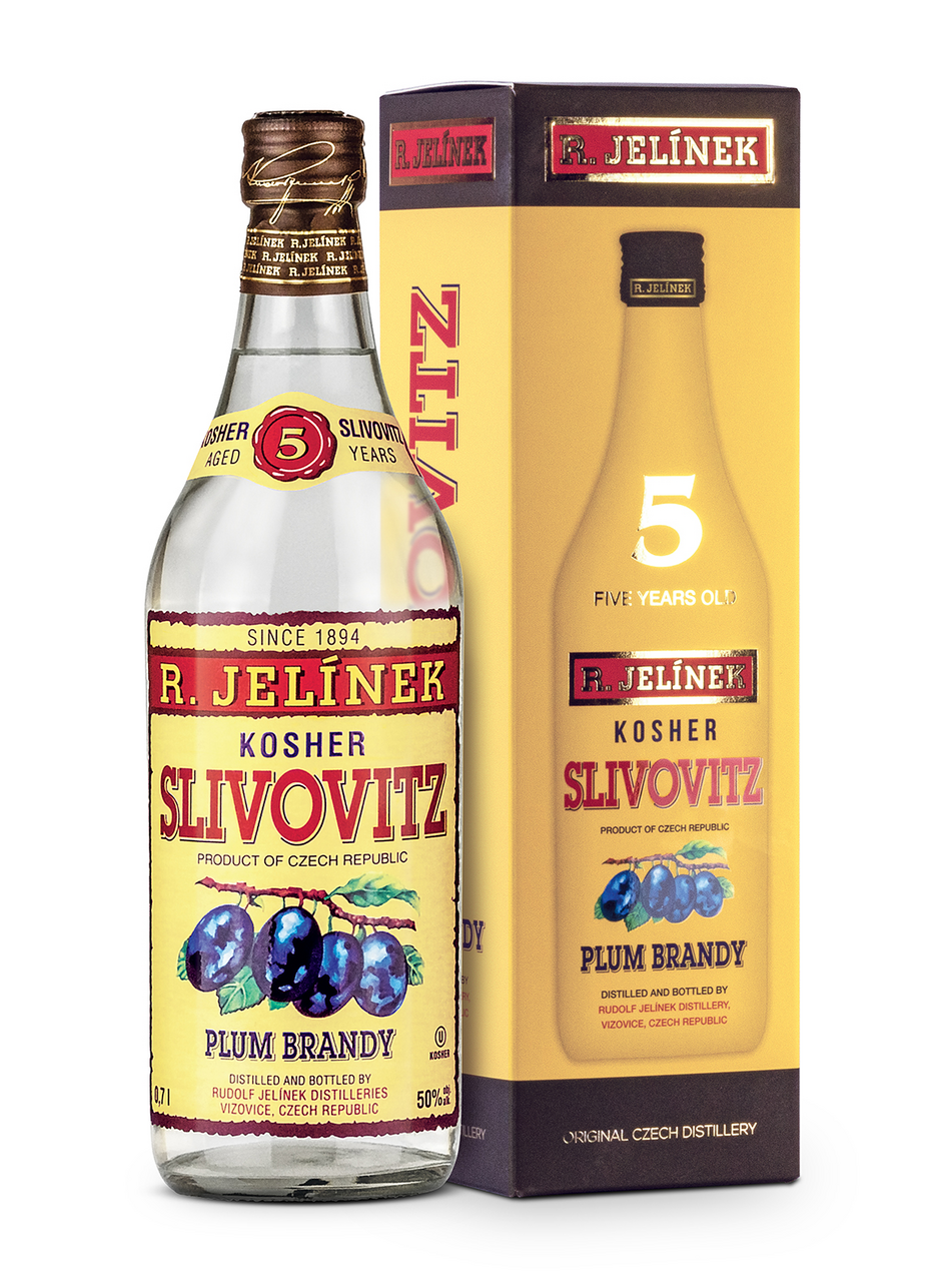 R. JELÍNEK Slivovice Kosher bílá 50 % 700 ml