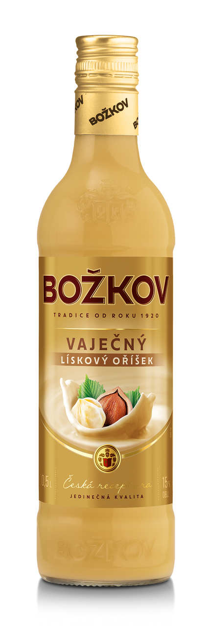 BOŽKOV Vaječný lískový oříšek 15 % 500 ml