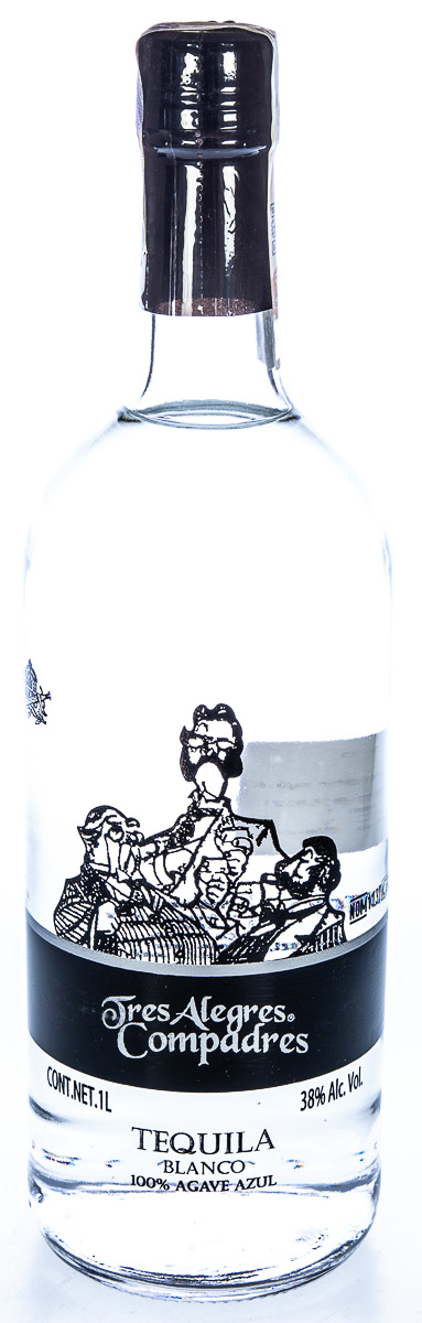 COMPADRES Tequila Blanco 38 % 1 l