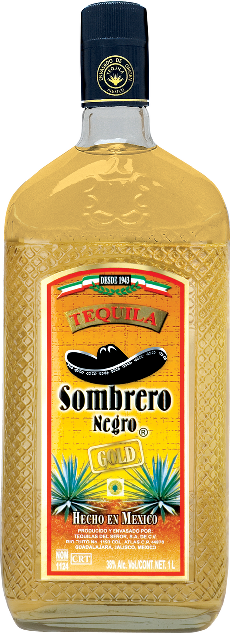 SOMBRERO Negro Gold Tequila 38 % 1 l