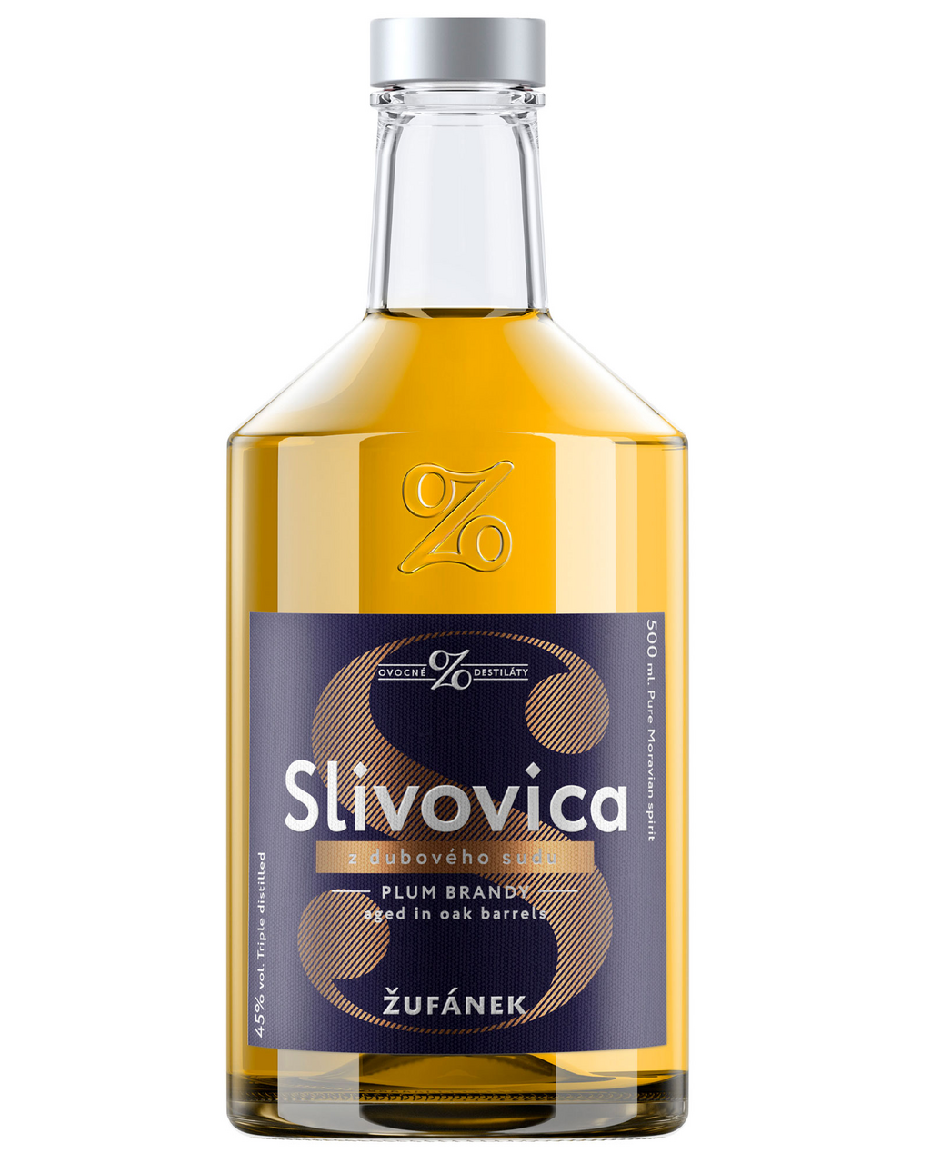 ŽUFÁNEK Slivovica ze sudu 45 % 500 ml