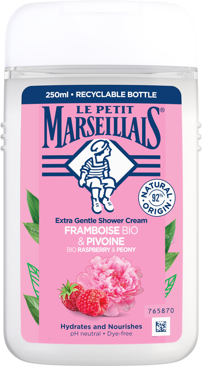 LE PETIT MARSEILLAIS Malina&Pivoňka sprchový gel 250 ml