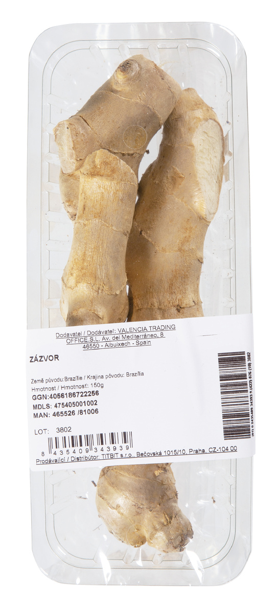 Zázvor kousky čerstvý 150 g