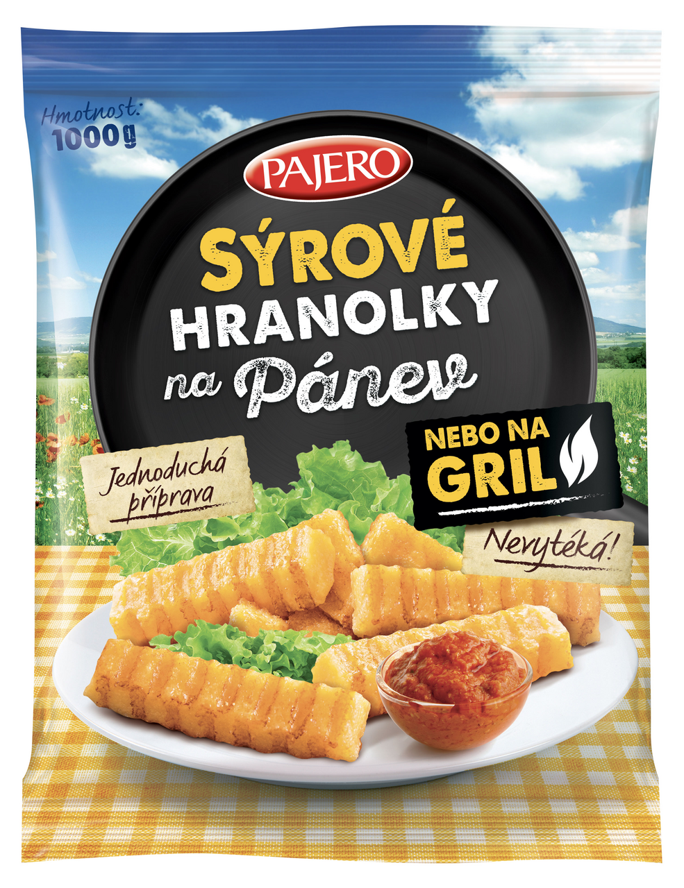 Hranolky sýrové na pávev/ gril mraž. 1 kg