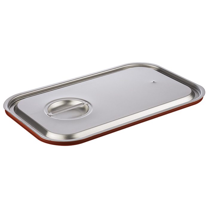 METRO PROFESSIONAL Víko GN 1/1 nerez + silikon 1 ks