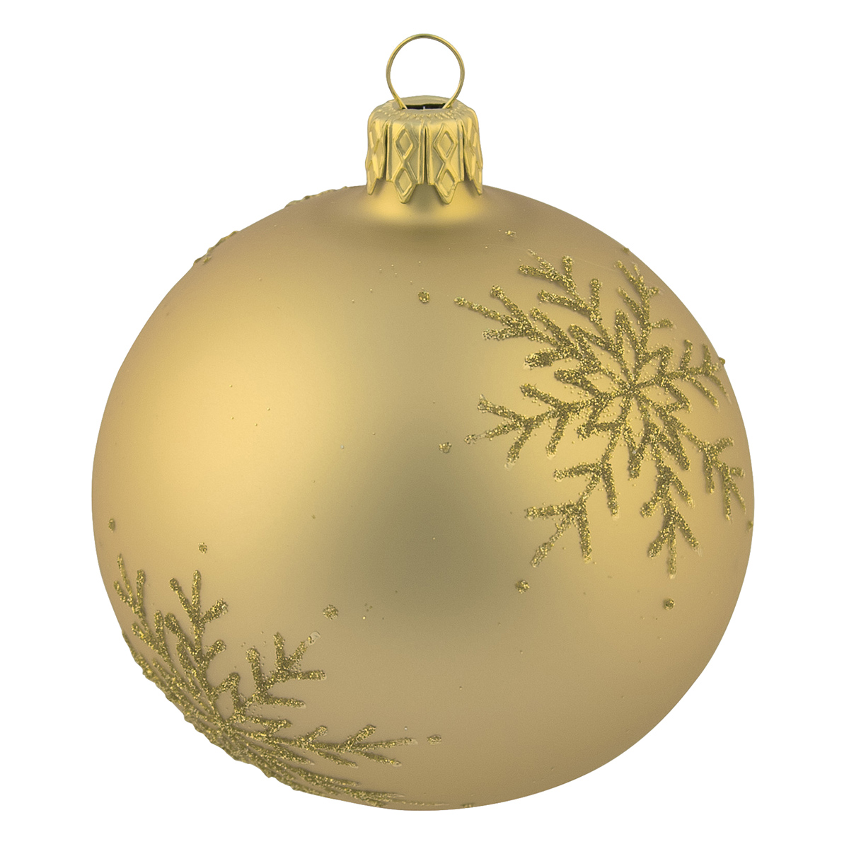 Tarrington House Ozdoby 8 cm půl vločky zlaté 223075 4 ks