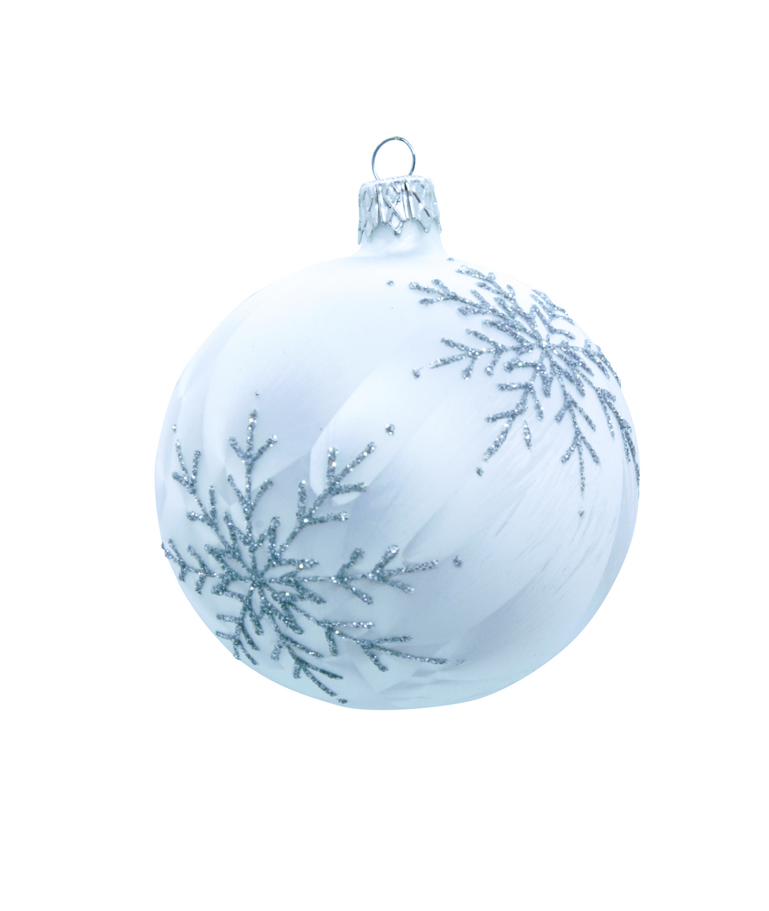 Tarrington House Ozdoby 8 cm půl vločky modré 223076 4 ks