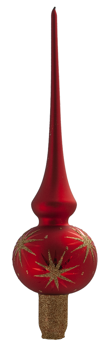 Tarrington House Špice výška 30 cm hvězdy červená 223082 1 ks