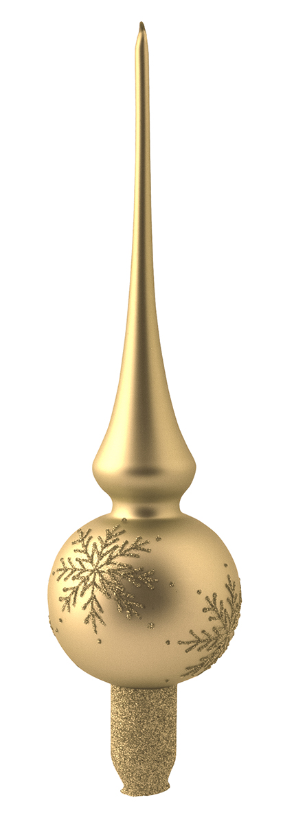 Tarrington House Špice výška 30 cm vločky zlatá 223086 1 ks