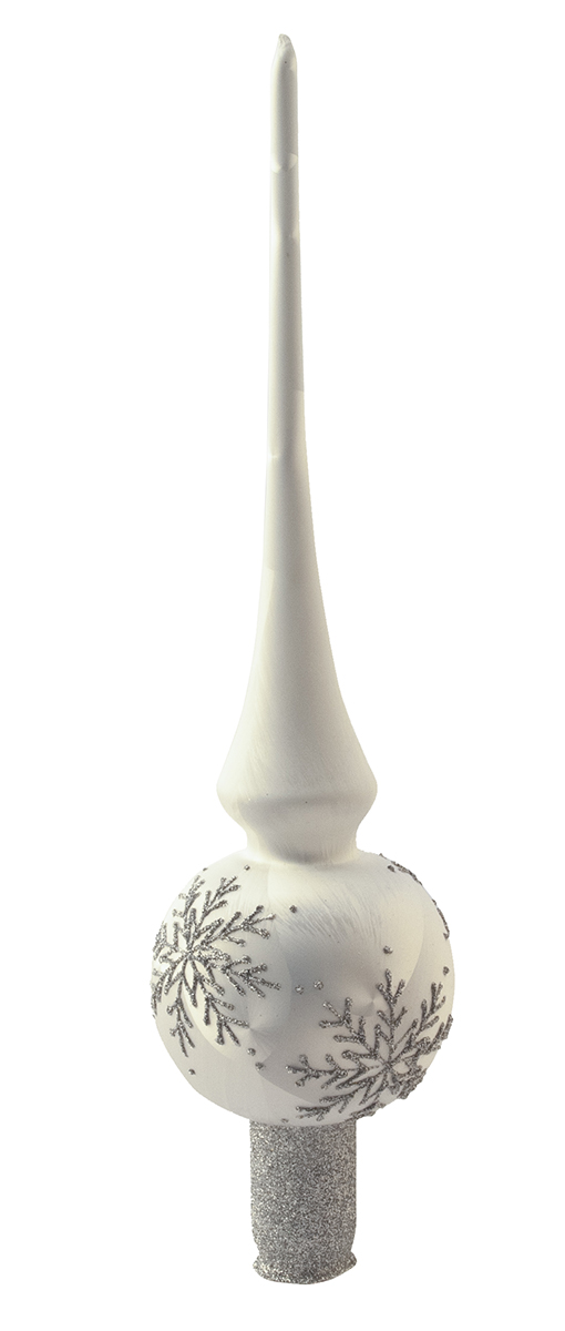 Tarrington House Špice výška 30 cm vločky modrá 223087 1 ks