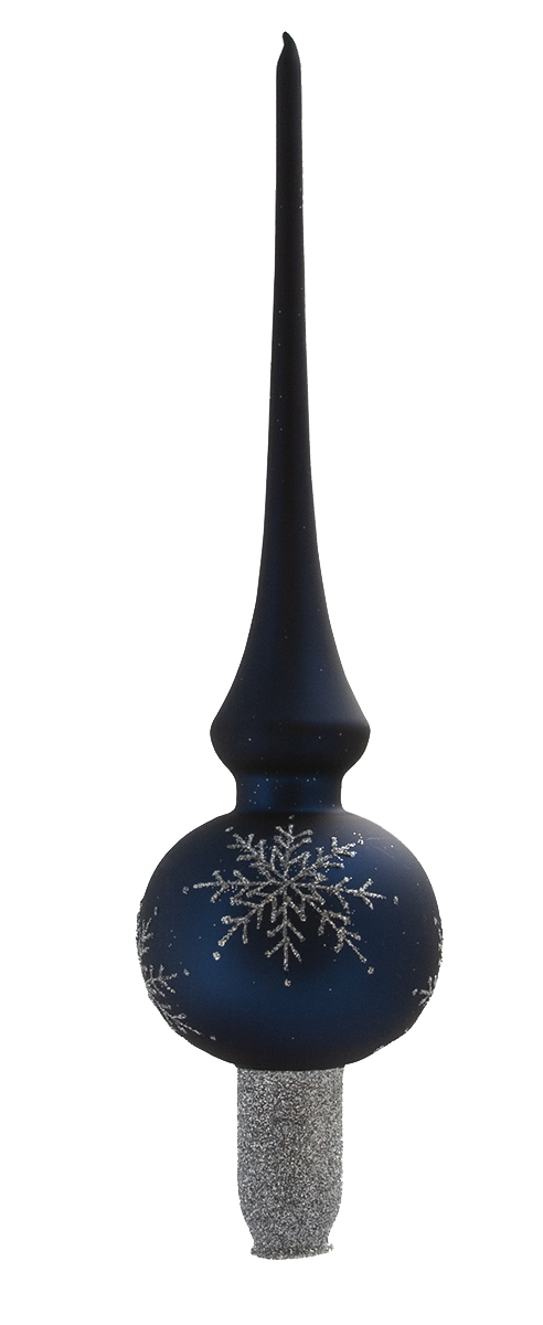 Tarrington House Špice výška 30 cm vločky modrá 223089 1 ks