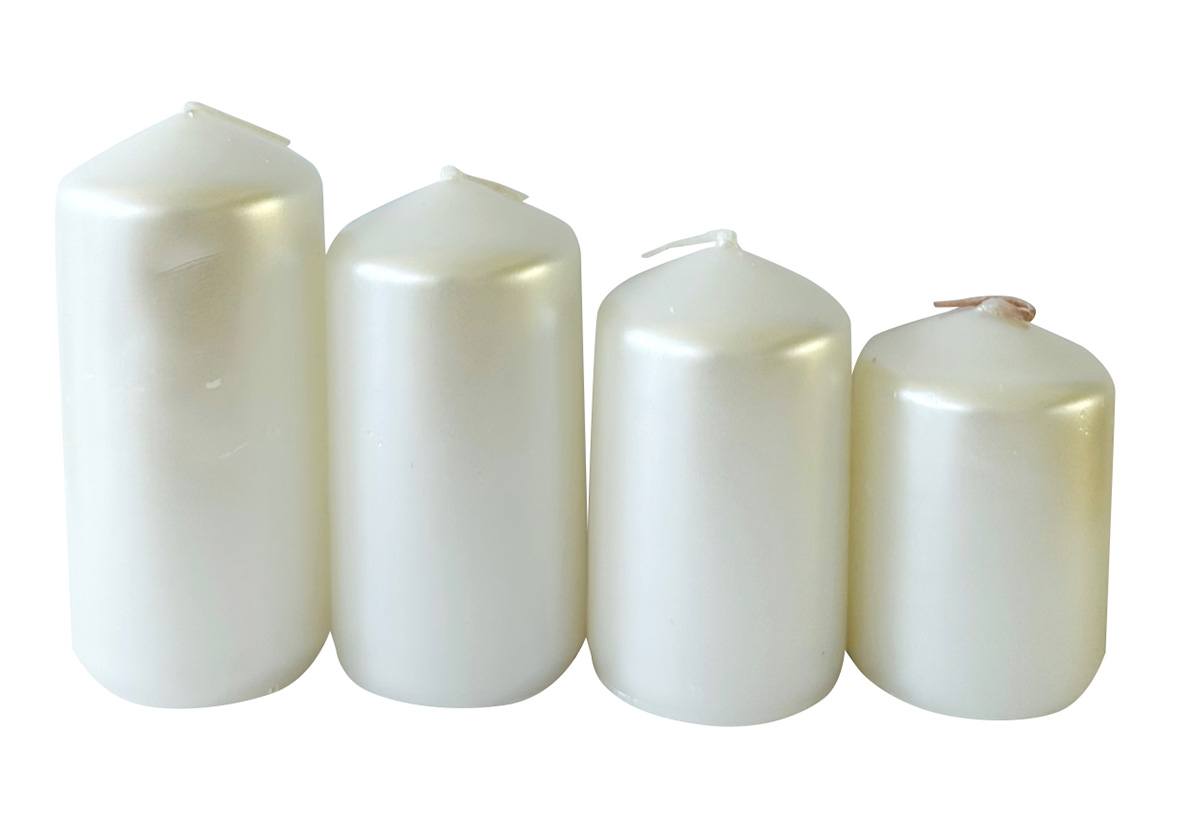 aro Svíčky schody bílé 223044 4 ks