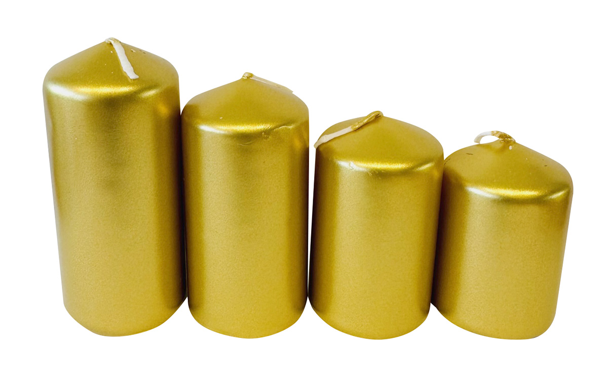 aro Svíčky schody zlaté 223046 4 ks