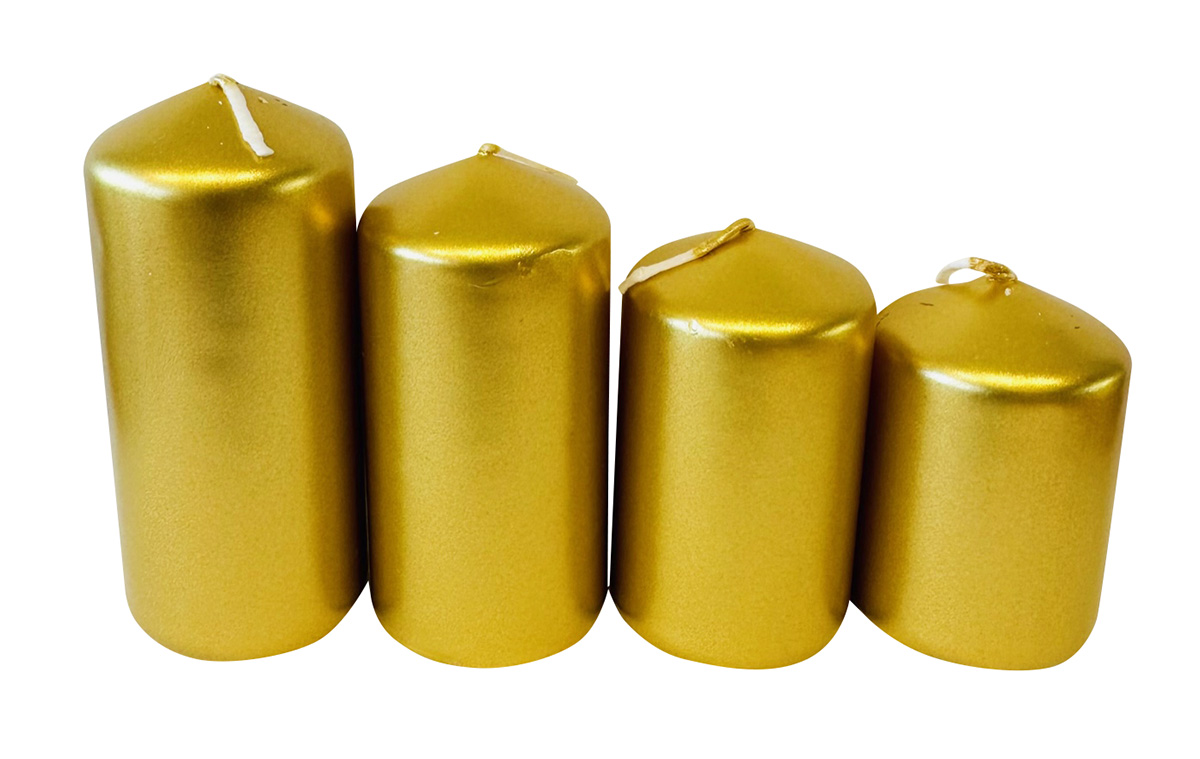 aro Svíčky schody zlaté 223054 4 ks