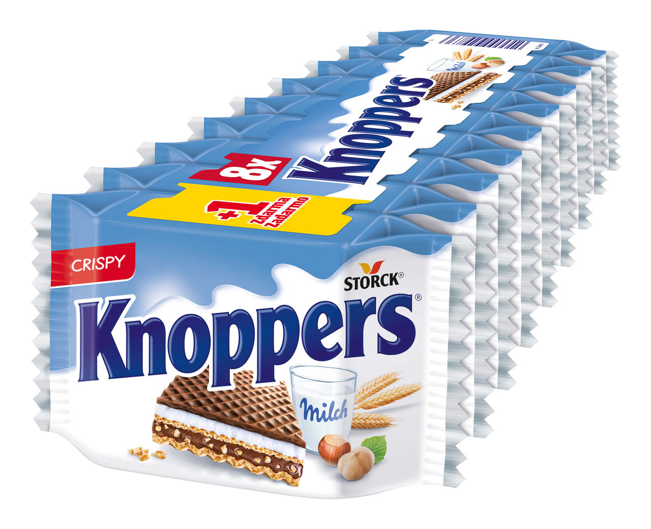 Knoppers oplatka 9 x 25 g