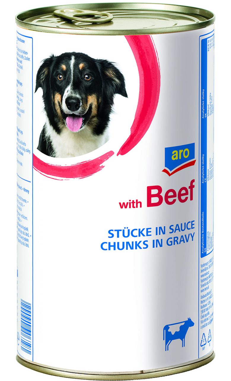 aro Hovězí kousky pro psy 1240 g