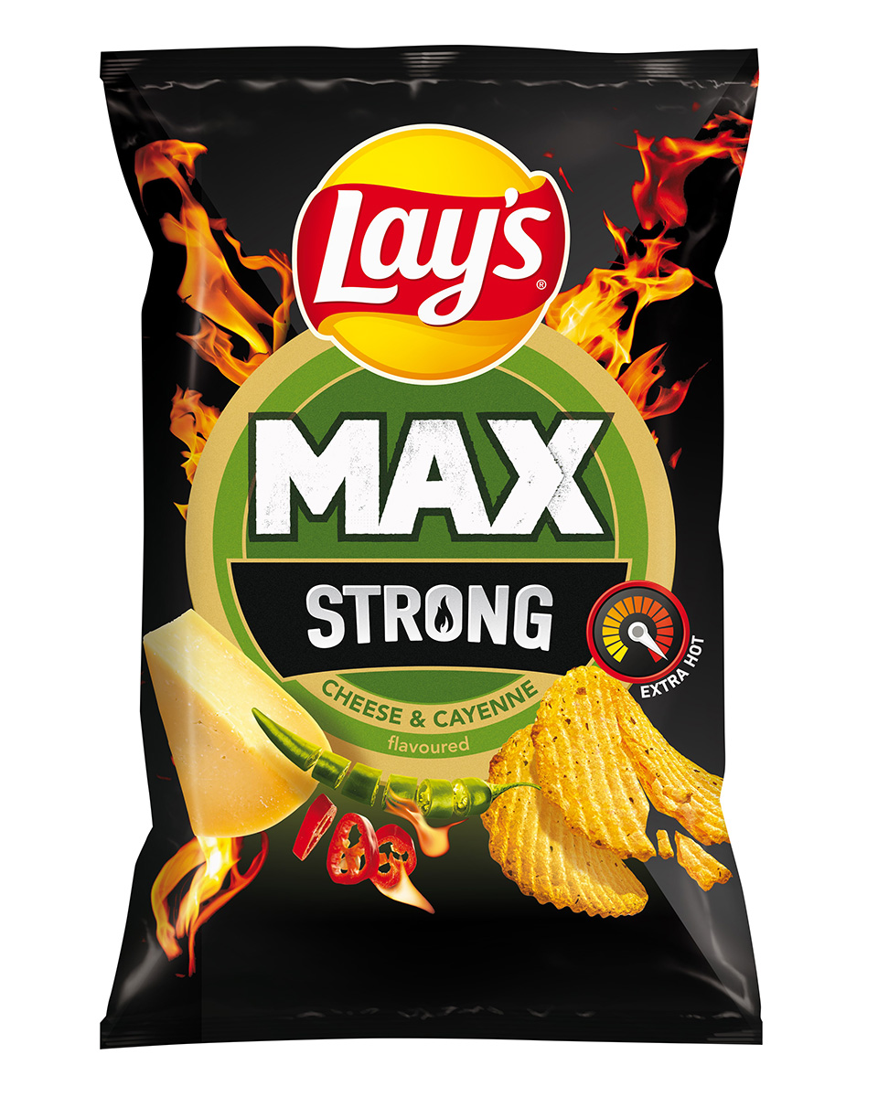 Lay's Strong Cheese & Cayenne 24 x 120 g