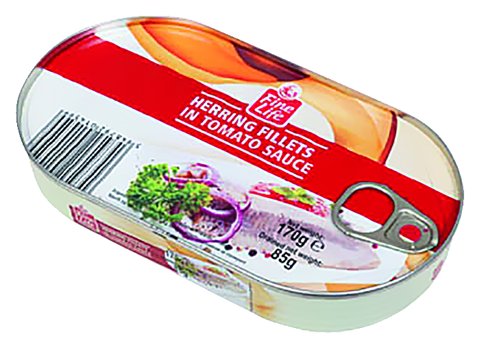 Fine Life Sleď filety v tomatové omáčce 170 g