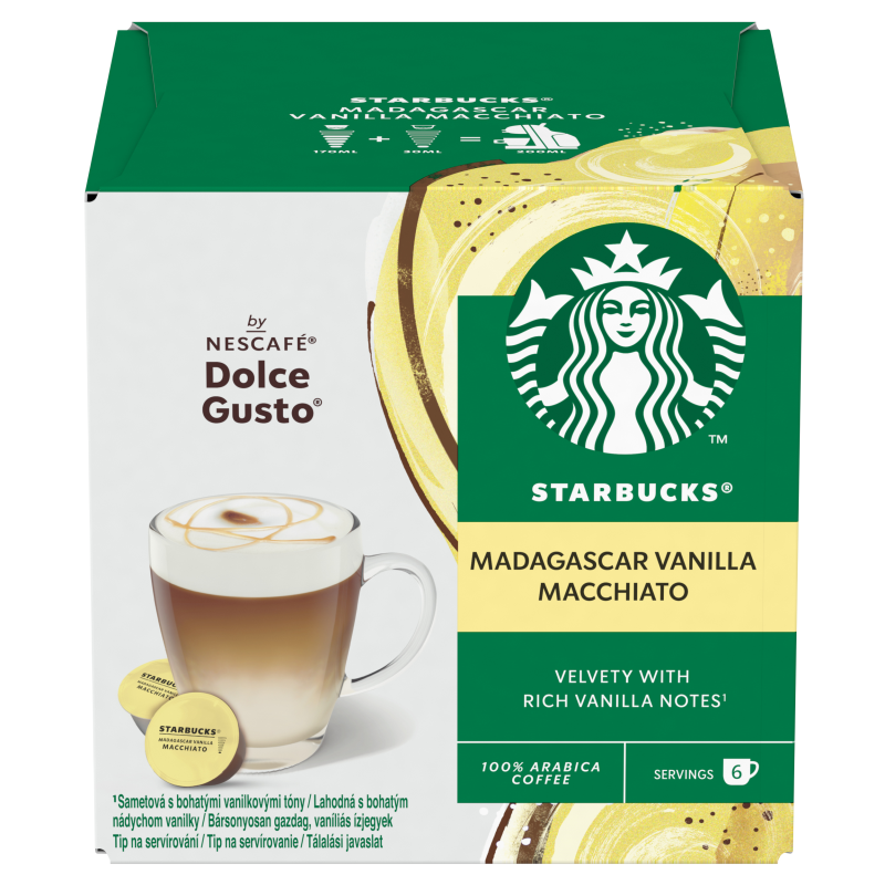 STARBUCKS Nescafé Dolce Gusto Vanilla Macchiao 12 ks kapsle