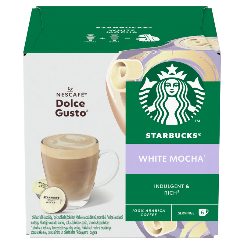 STARBUCKS Nescafé Dolce Gusto White Mocha 12 ks kapsle