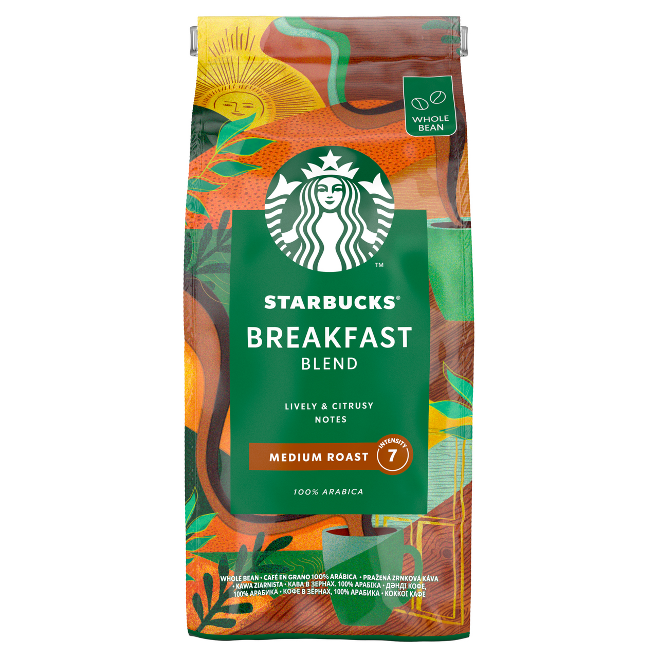 STARBUCKS Breakfast Blend zrnková káva 450 g